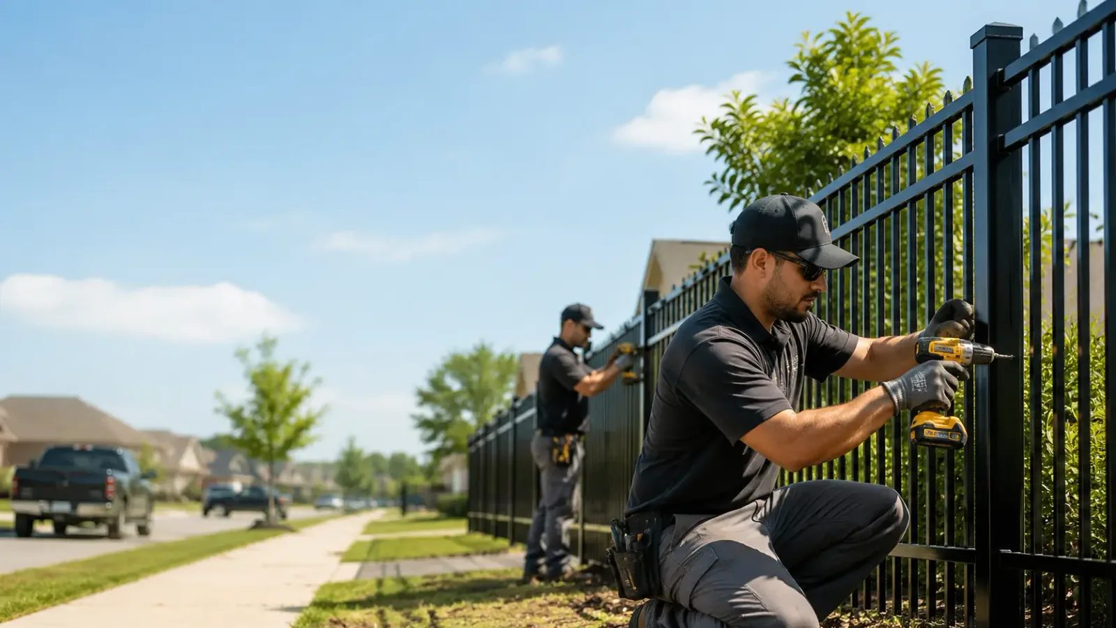 Metal Fence Installation in Fruitvale, TX